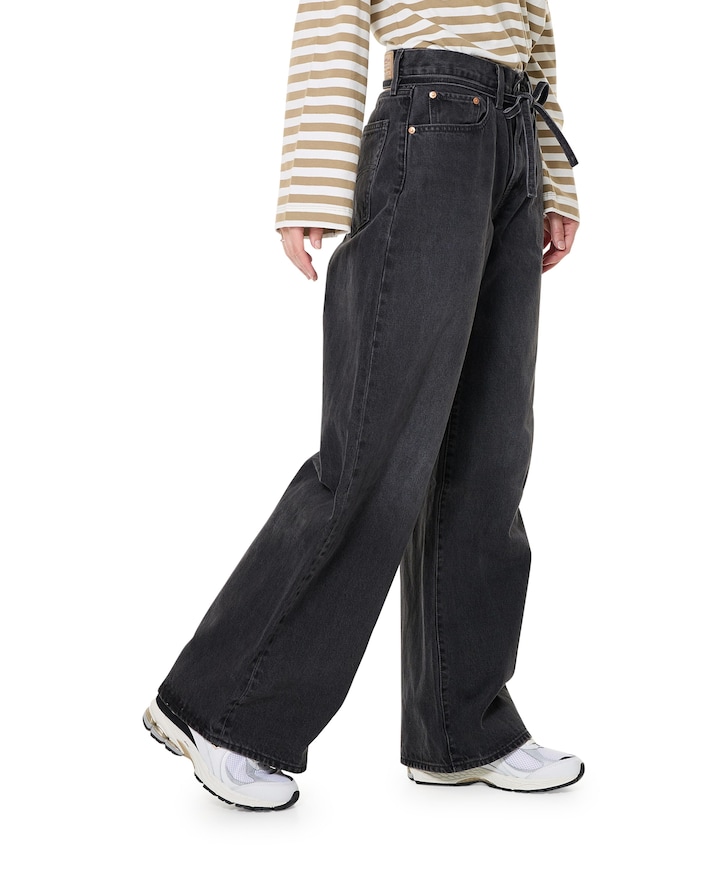 XL straight dames jeans zwart