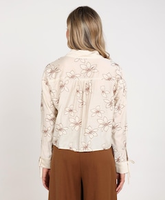 Dames blouse beige