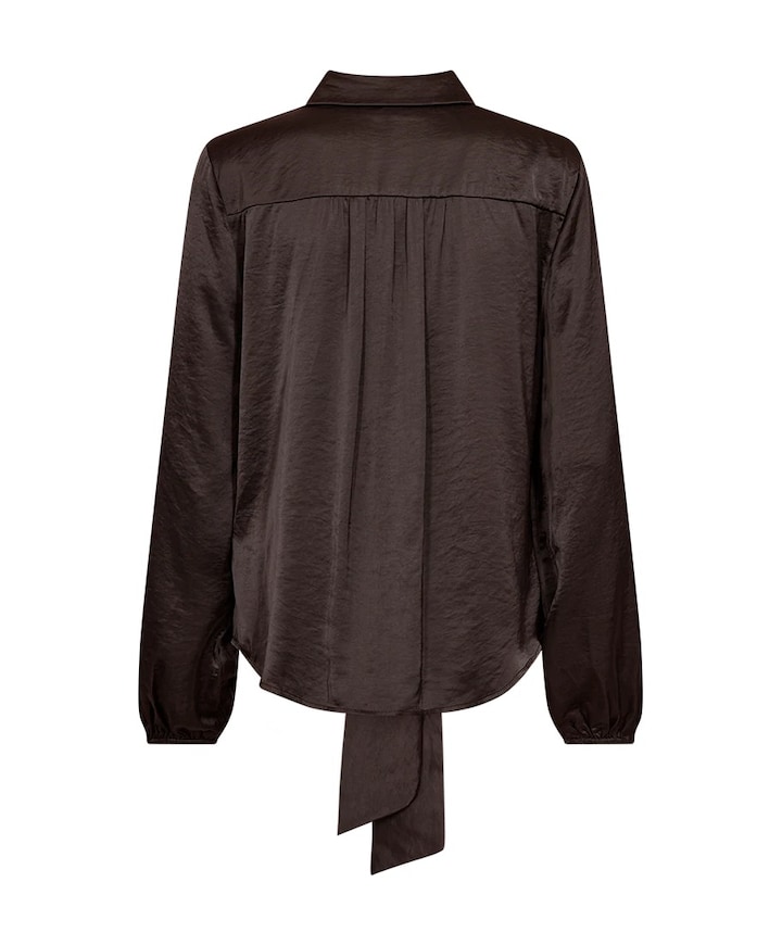 Dames blouse bruin