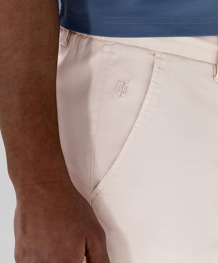 Bermuda Plain heren korte broek ecru