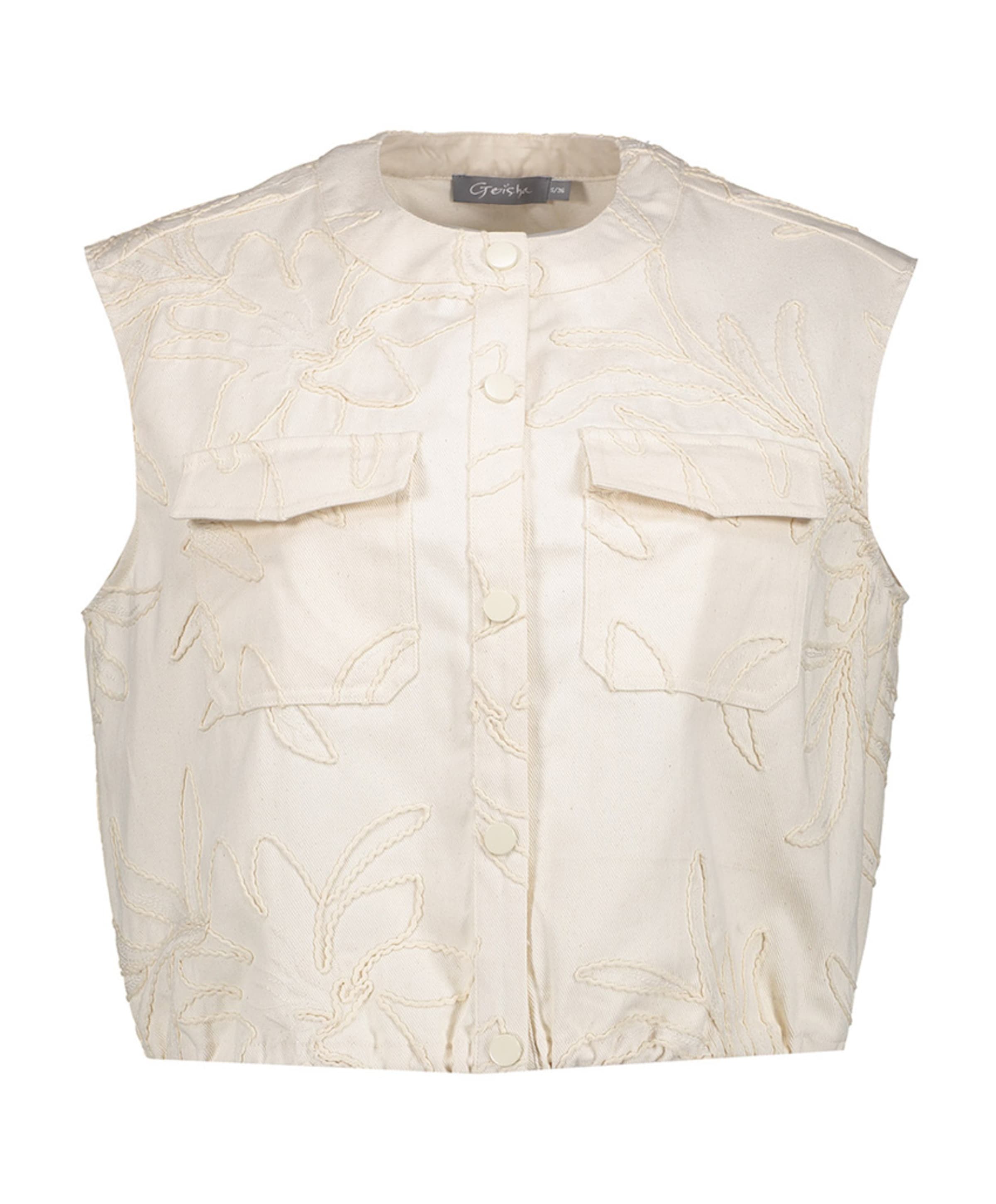 Dames gilet ecru