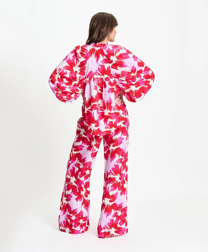 Dames blouse roze