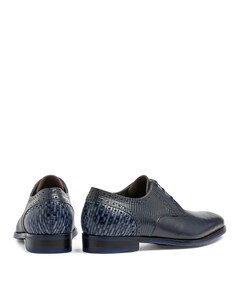 heren veterschoenen blauw