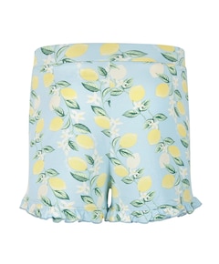 Dames pyjamashort blauw