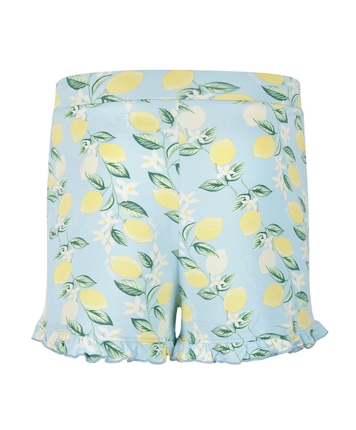 Dames pyjamashort blauw