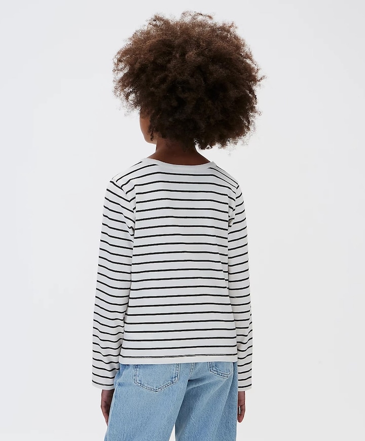 Meisjes longsleeve ecru