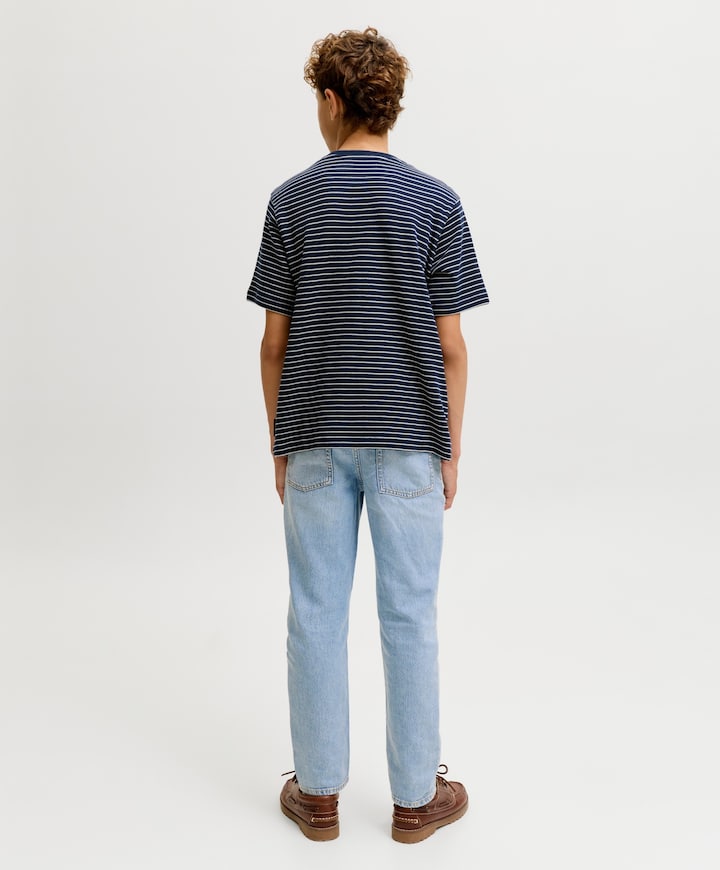 JJICLARK JJCLASSIC NS 415 LN JNR jongens jeans blauw
