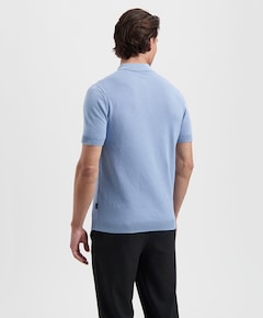 Heren polo blauw