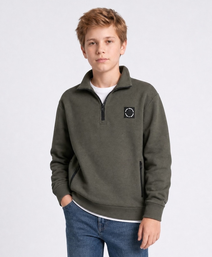 Jongens sweater groen