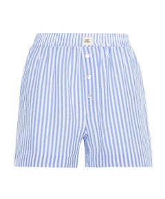 Dames pyjamashort blauw
