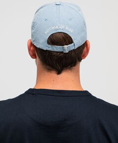 Heren hoofdaccessoire blauw