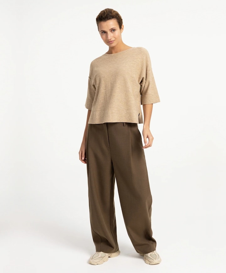 Dames trui beige