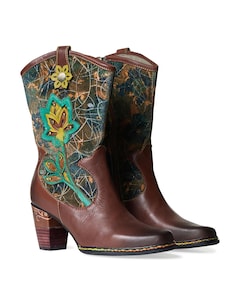 dames westernlaarzen rood