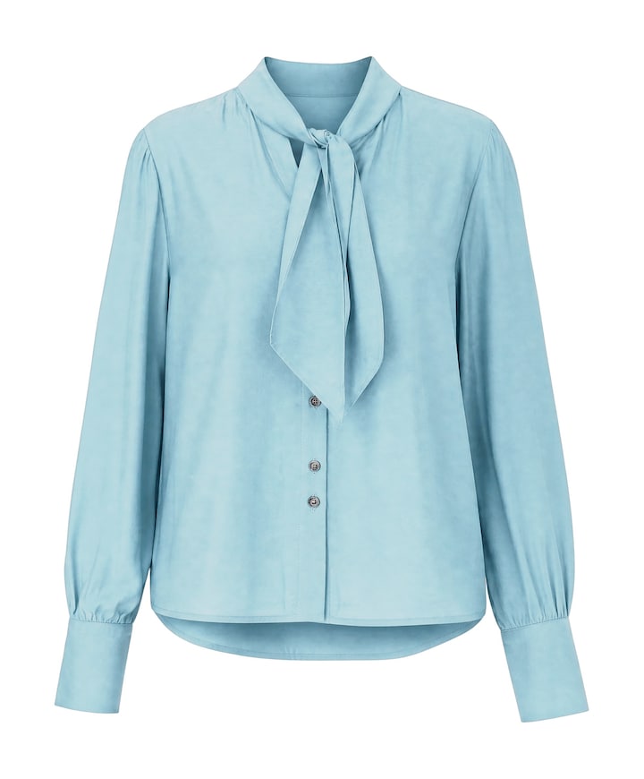 Dames blouse blauw