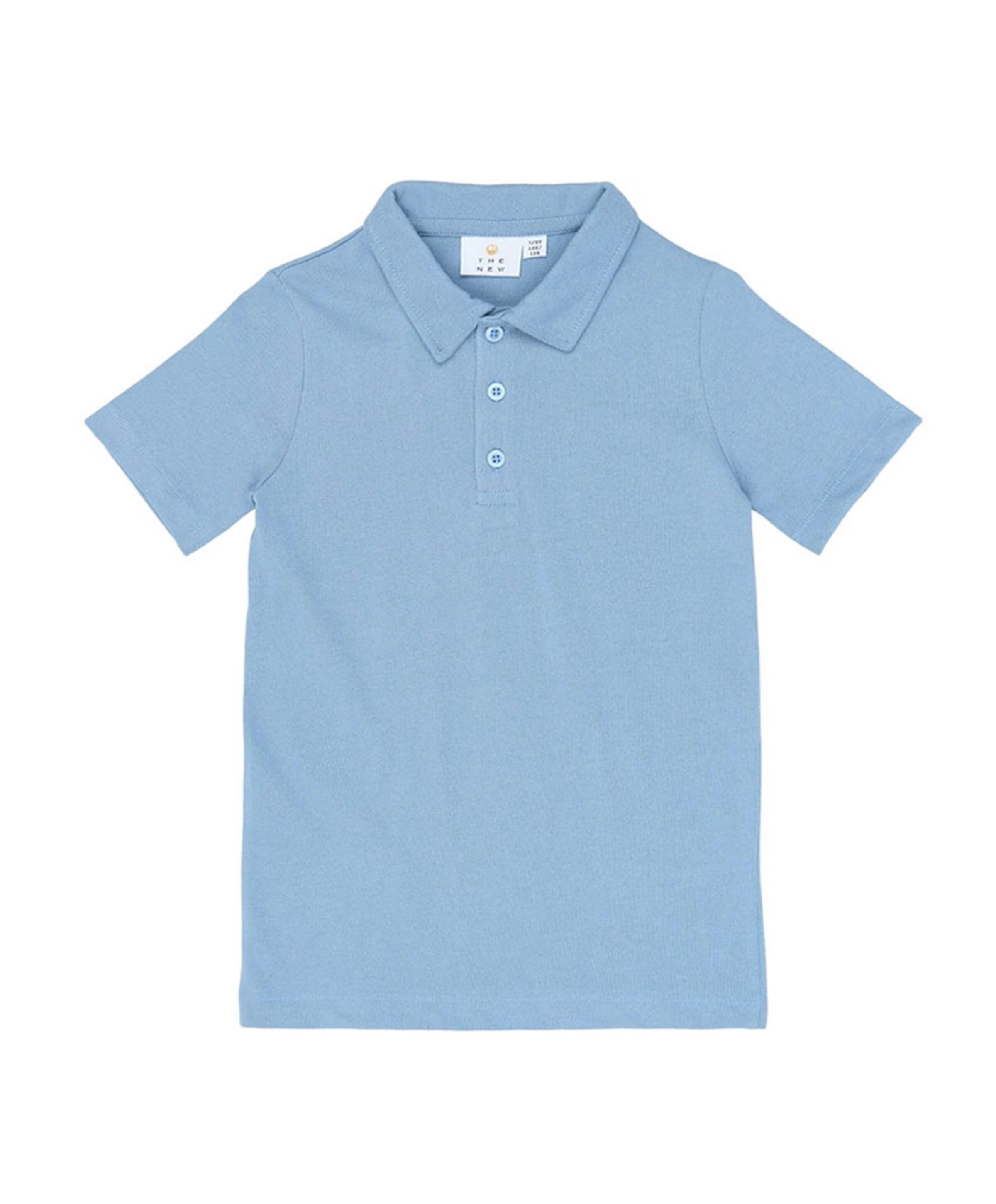 Jongens polo blauw