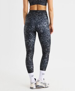 Printed High Waist tight grijs