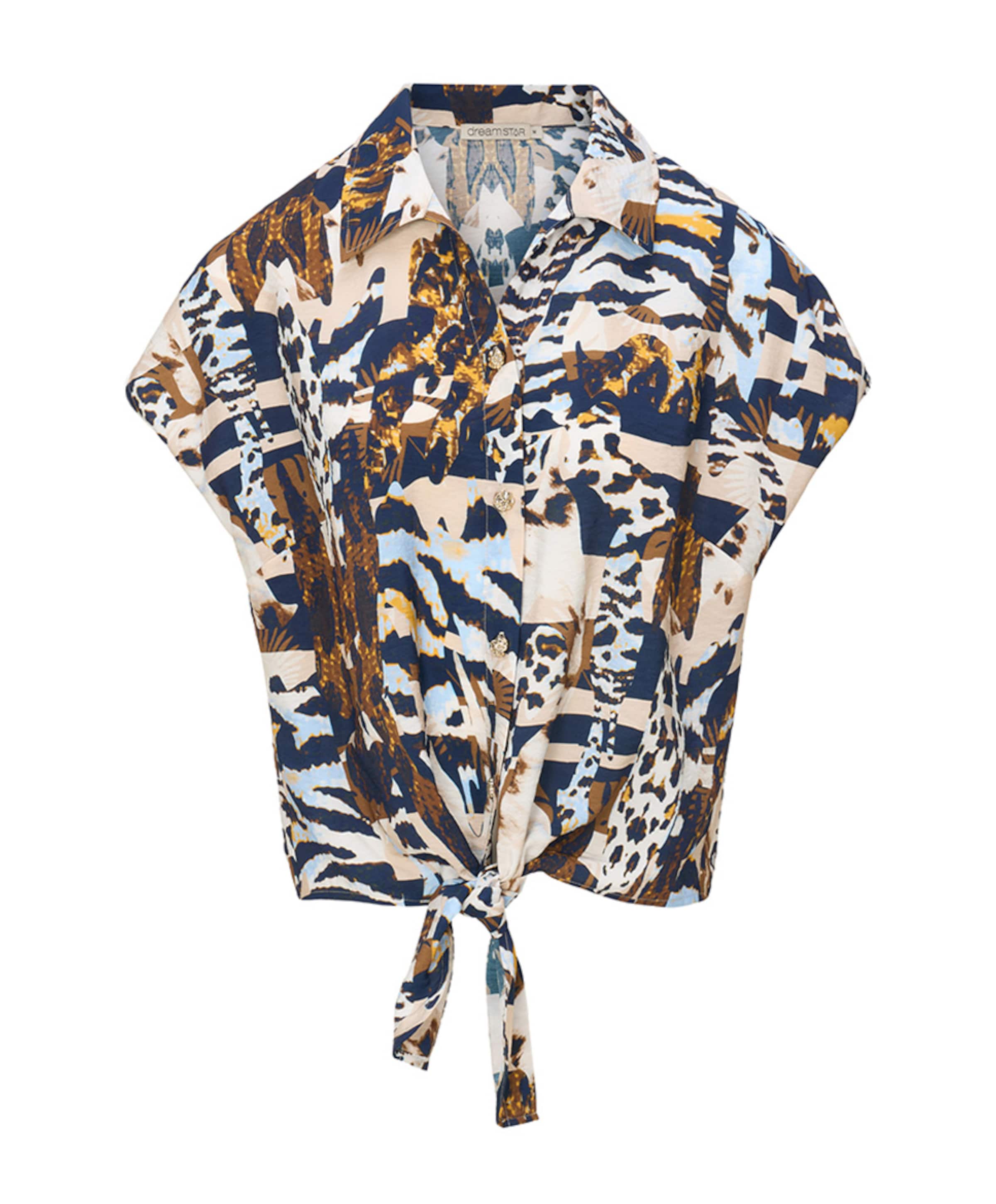 Dames blouse blauw