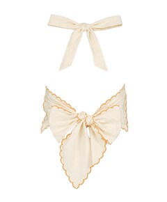 Dames top ecru