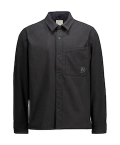 Heren overshirt grijs
