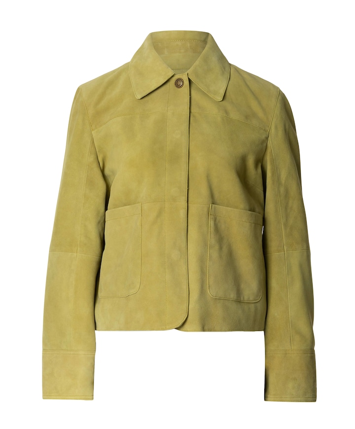 Dames jas groen