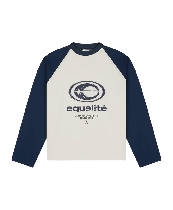 Uniseks longsleeve ecru