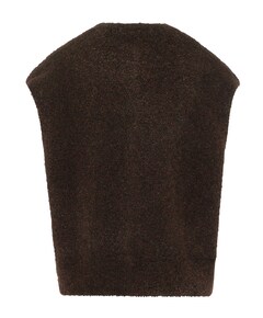 Dames gilet bruin