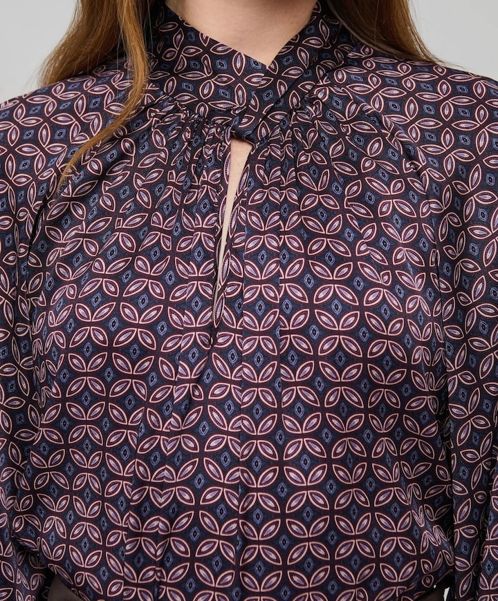 Dames blouse bordeaux