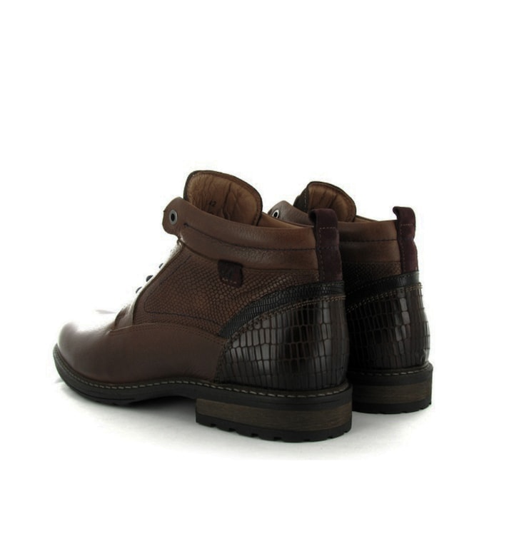 Conley  heren veterboots bruin