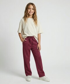 Kids HANNAH SW Pant Burgubdy meisjes broek bordeaux