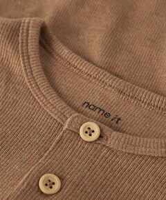 Jongens longsleeve beige
