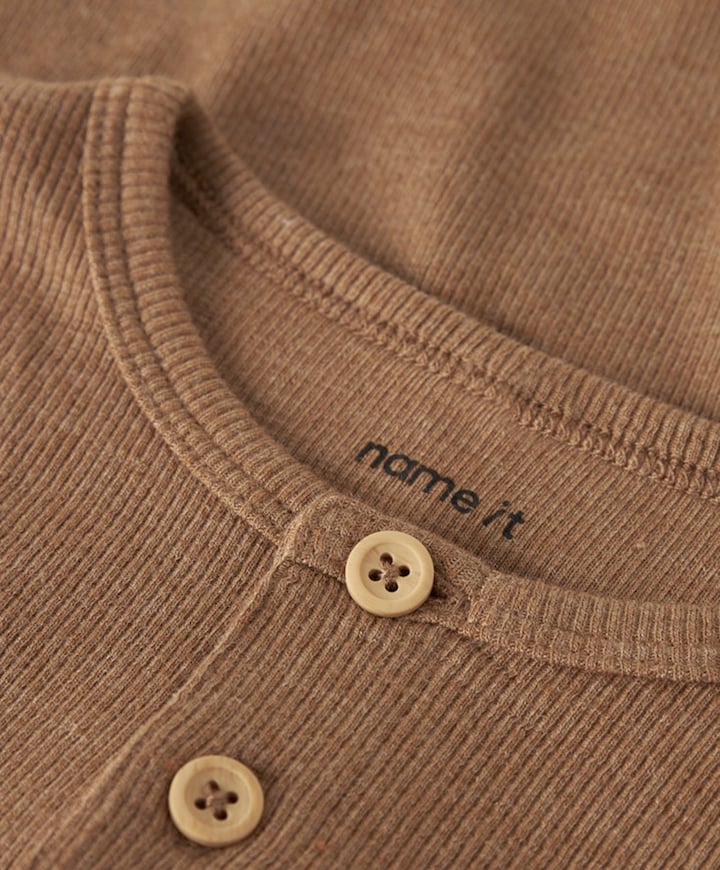 Jongens longsleeve beige