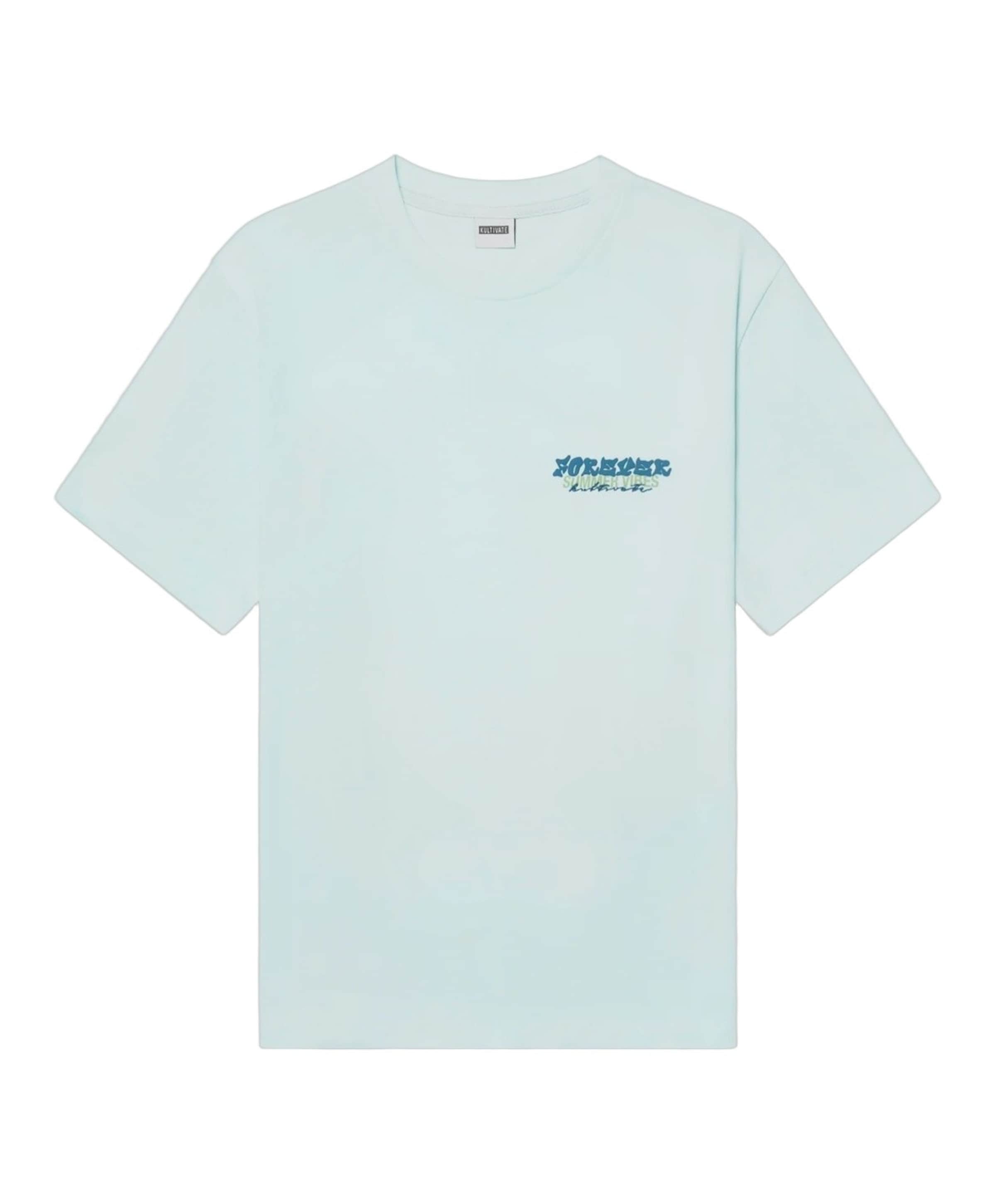 Heren T-shirt blauw