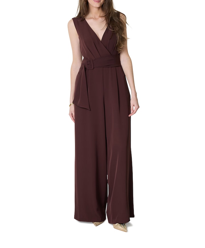 Diana Tula dames jumpsuit bruin