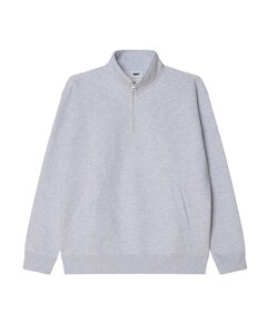 Trui met rits grijs