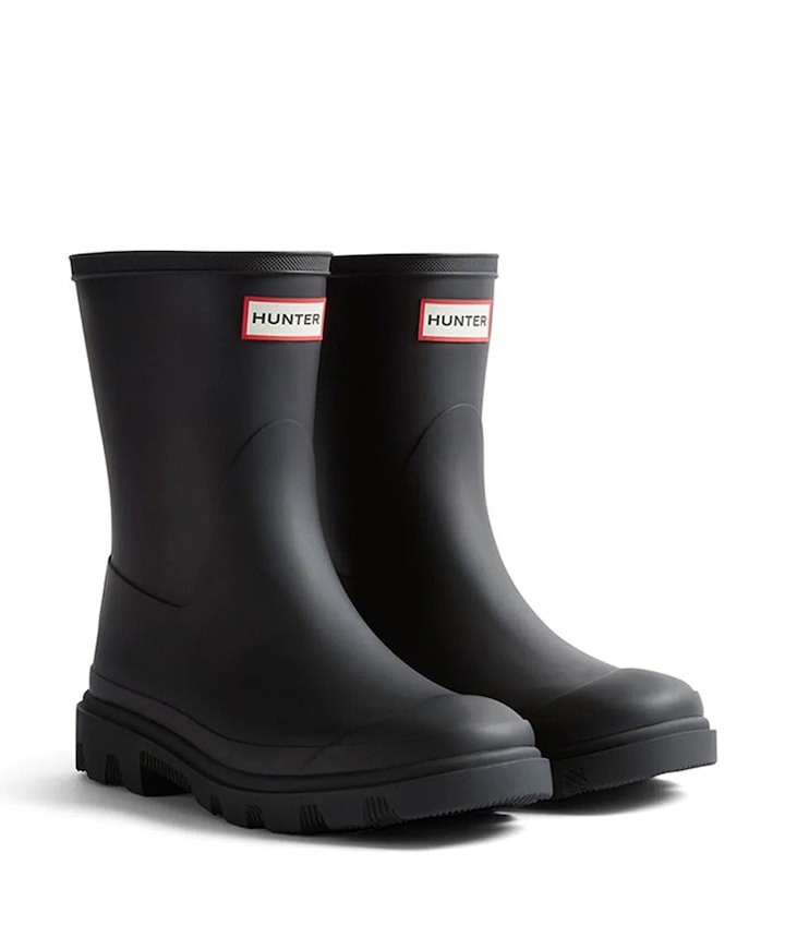 DOWNPOUR SHORT INSULATED dames laarzen zwart