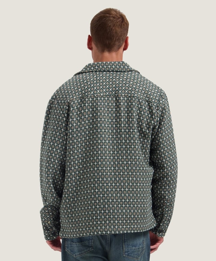 Heren overshirt bruin