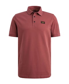 Heren polo bordeaux