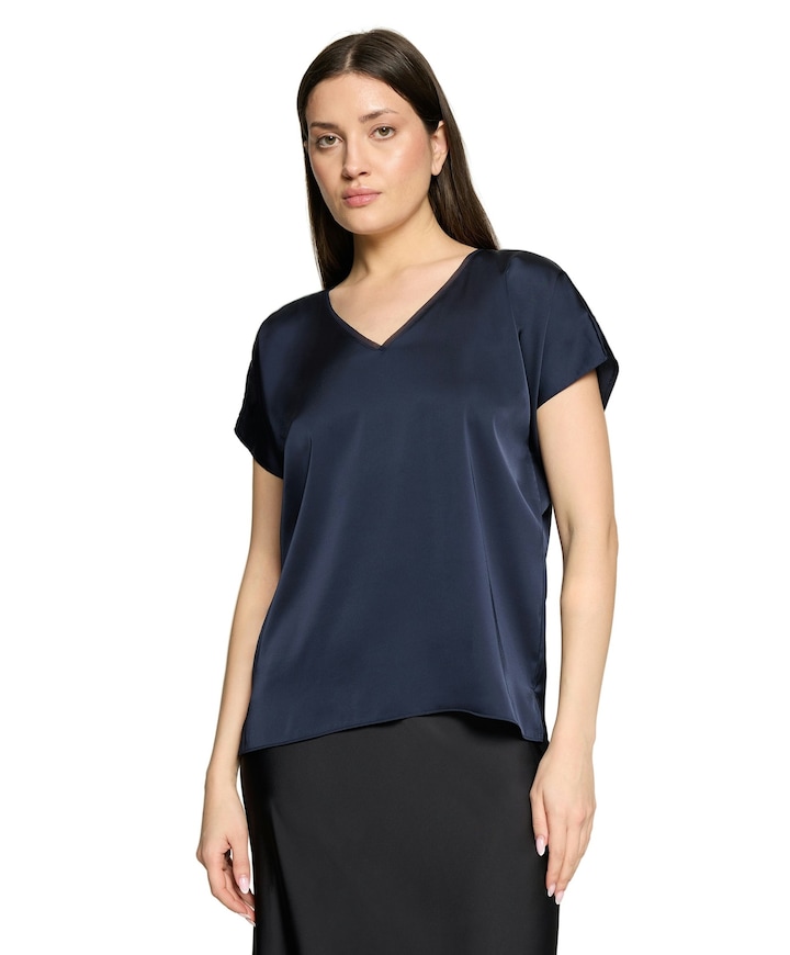 Dames blouse blauw