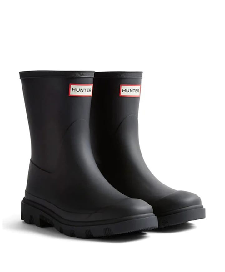 DOWNPOUR SHORT BOOT dames laarzen zwart