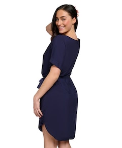 Dames jurk blauw