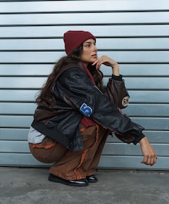 CHARISSA-PA broek bruin