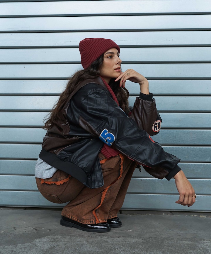 CHARISSA-PA broek bruin