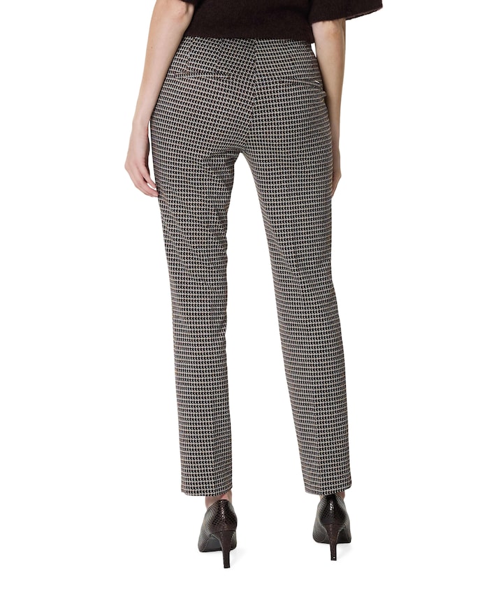 Zigarette Slim dames broek bruin