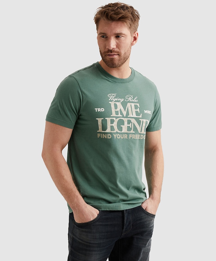 Heren T-shirt groen