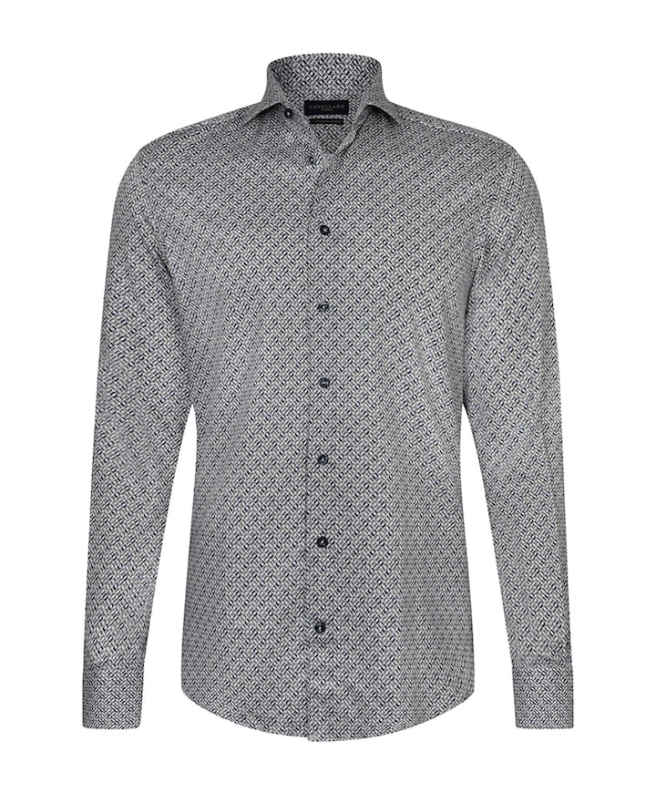Overhemd lange mouw grijs
