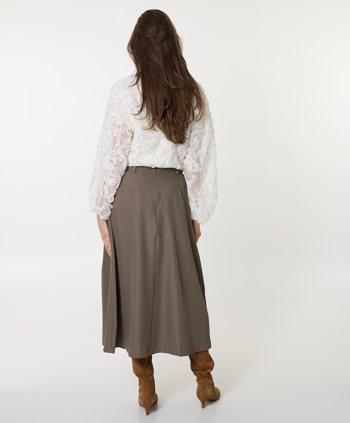 Dames rok beige