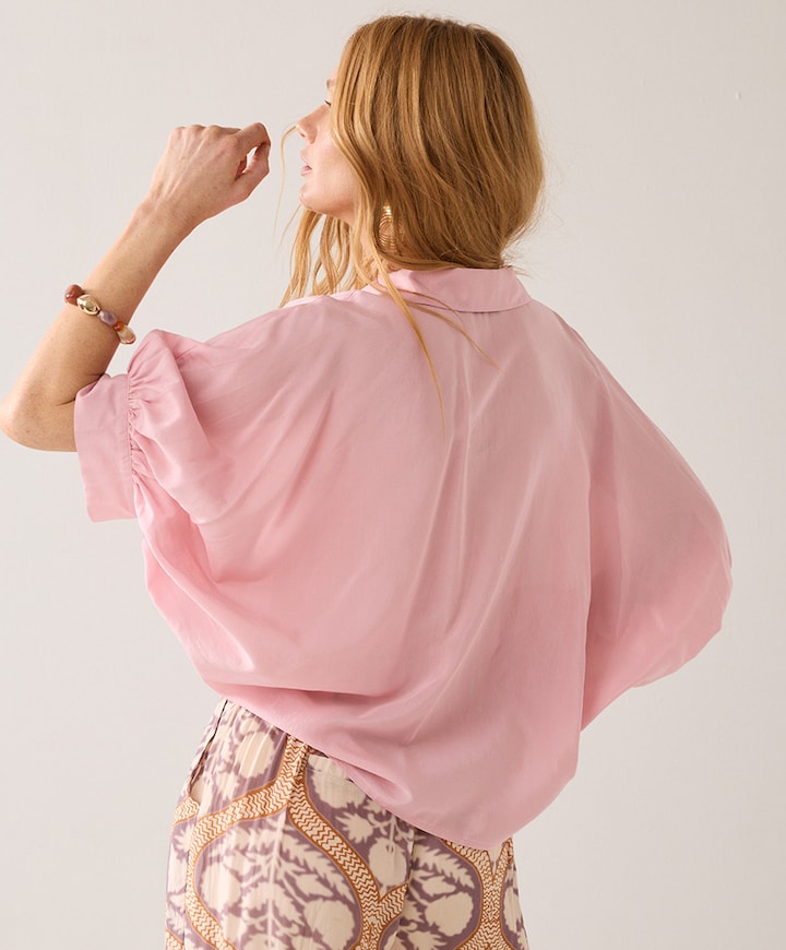 Dames blouse roze