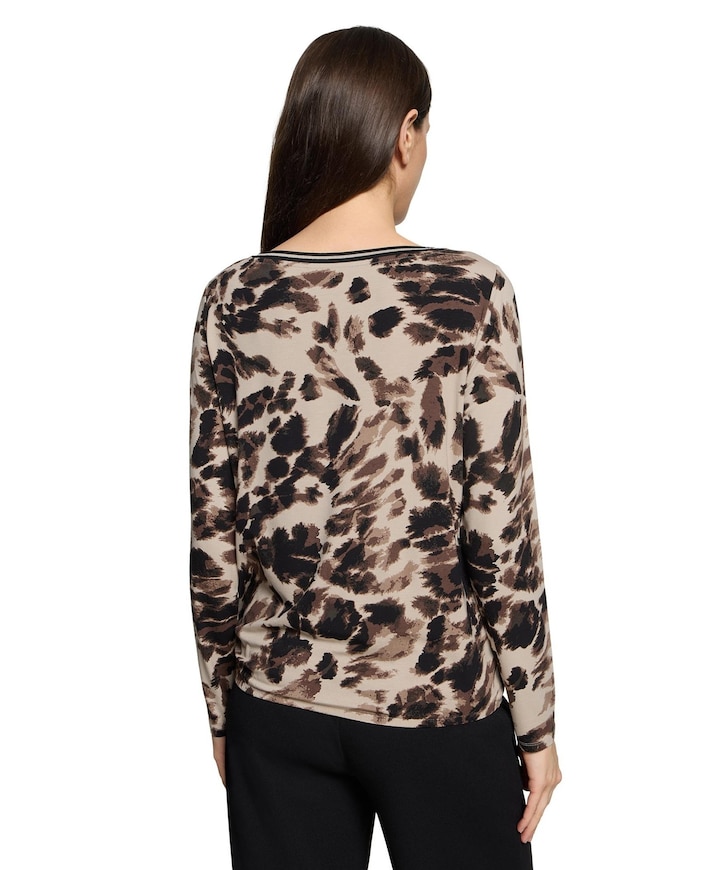 Dames longsleeve beige