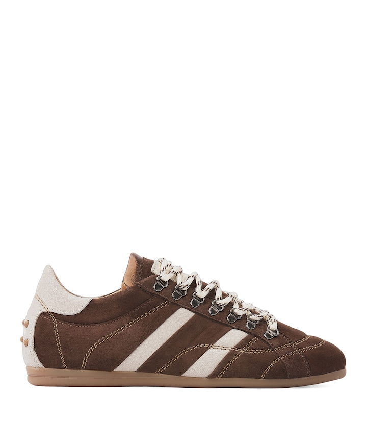 June Jackie dames sneakers bruin