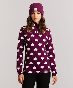 Dames pully paars